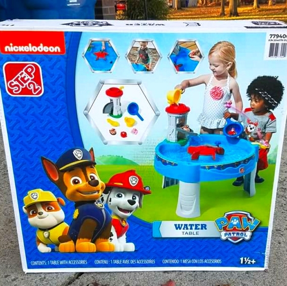 paw patrol water table toys